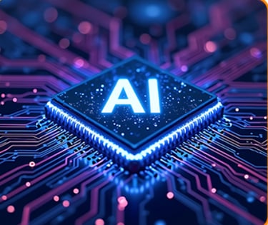 Artificial Intelligence or AI logo