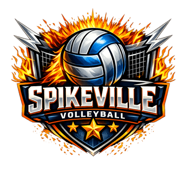 Spikeville Volleyball logo