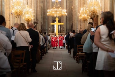 photo procession cérémonie confirmation