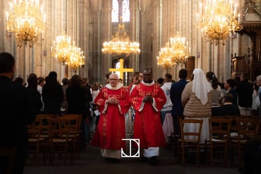 photo procession cérémonie confirmation