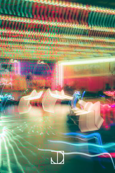 photo couleur auto-tamponneuse artistique effet flou 