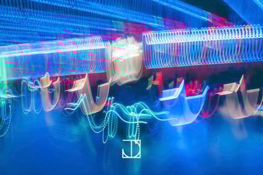 photo couleur auto-tamponneuse artistique effet flou 