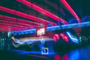 photo couleur auto-tamponneuse artistique effet flou 