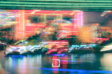 photo couleur auto-tamponneuse artistique effet flou 