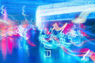 photo couleur auto-tamponneuse artistique effet flou 