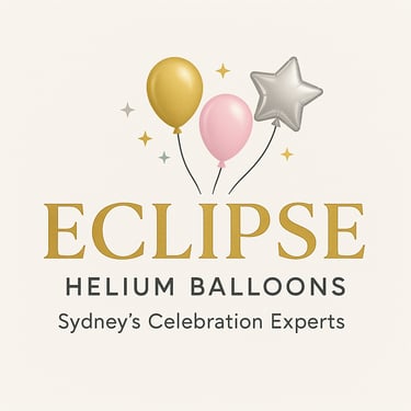 Eclipse helium balloon logo