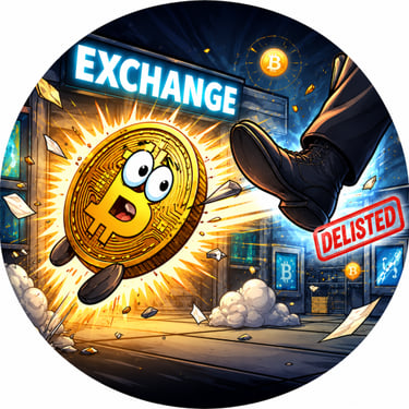 Delisted Coins logo