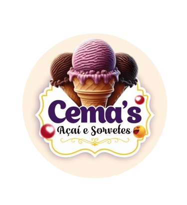 Cema's Açaí e sovertes logo