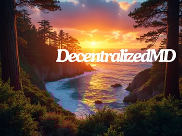 Joshua Hackett, DecentralizedMD logo