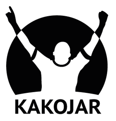Kakojar, Marc Mendy Chef projet Digital, multimedia, Directeur artistique, graphique Designer, Senegal, France logo