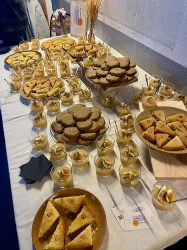 Buffet sucré réception professionnel séminaire Ô Miracle traiteur Végétarien Végétal Végan