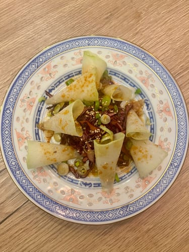 Choux Lactofermenté, Pomme oignon jeune Ô Miracle traiteur Végétarien Végétal Végan