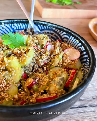 Salade de Quinoa Ô Miracle Traiteur végétal végétarien