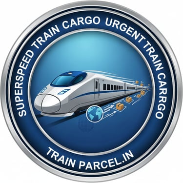 SUPER FAST TRAIN CARGO SERVICES RAJDHANI PARCEL SERVICES 09811678196 logo