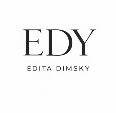EDITA DIMSKY I Riboto leidimo drabužiai moterims logo