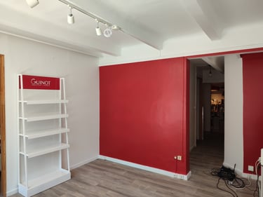 rénovation peinture institut de beauté puyricard