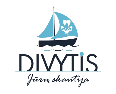 Jūrų skautija ,,Divytis" logo