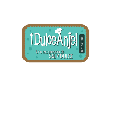 dulceanjel, pasteleria artesanal, creativa y divertida logo
