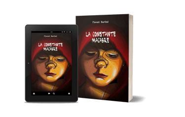 Mockup e-book et broché La constante macabre - Florent Barthel.