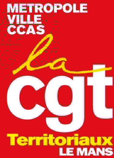 CGT des territoriaux du Mans logo