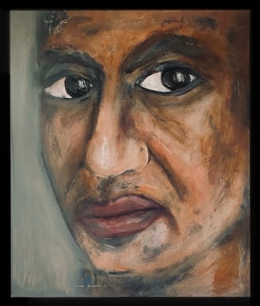 The Revengful 33X28 Acrylic on Canvas Wood Frame 2025