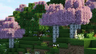 Pink Leaves