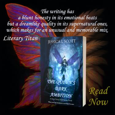 editorial review quote with artwork and bookcover