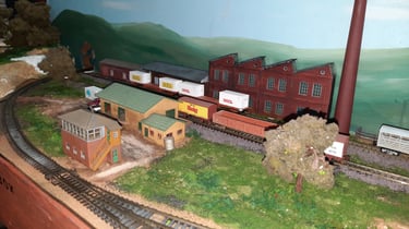 A new factory added to what was the rear of the layout