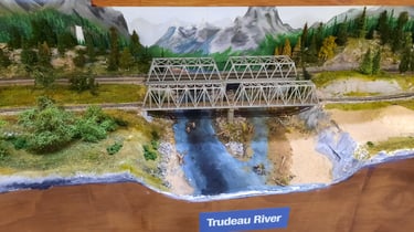 Bridges over Trudeau River.