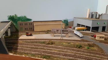 Industries in Dawson Creek. Cascade Beverages on the right.