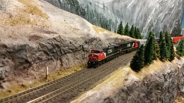 A CN freight running downgrade from Moore