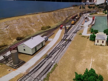 Dog River station and wharf on Moose Jaw