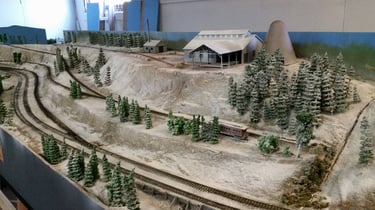 The timber mill on Moose Jaw is all quiet due to the snow