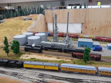 The oil refinery on Moose Jaw