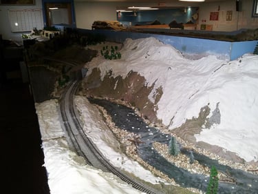 Moose Jaw Gully receiving a new coating of snow