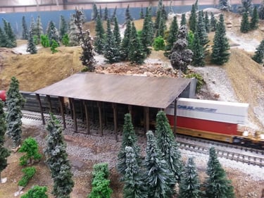 The snow shed on Moose Jaw