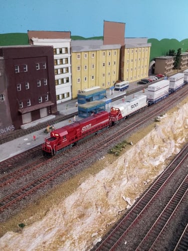 SOO container train at Fort Hall