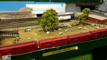 Stock yard at McCall