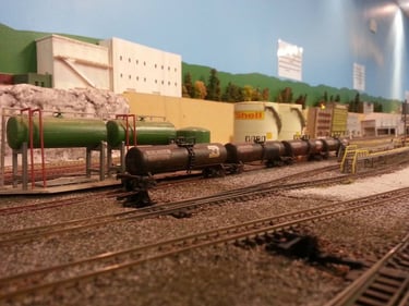 Tankcars at 29th Street loco facility