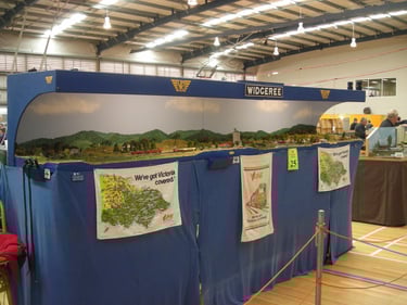 Widgeree on display at the 2013 Brickpit Exhibition