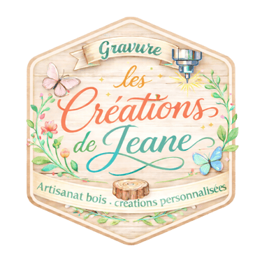 Création de décorations en bois découpé, gravé et personnalisé logo