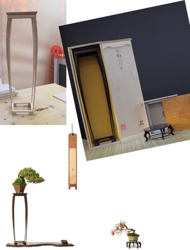 Oggetto in legno creato da Massimo Moscato, microebanista e autore di thriller, sezione L’altro me.