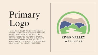 River Valley Wellness Style Guide logo display