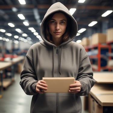 A person standing in the dirt with their feet up