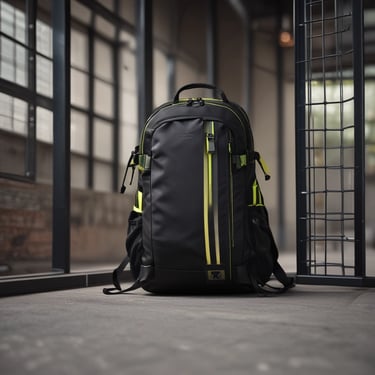 A person standing in the dirt with their feet up