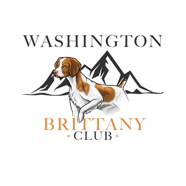 Washington Brittany Club dog logo