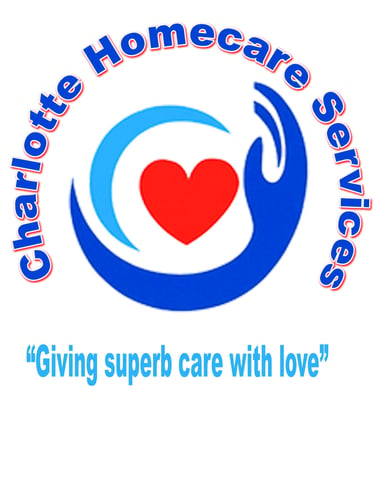 Charlotte Homecare and Hospice Services LLc. care that comes to you logo