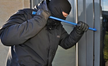 Cambrioleur en action
