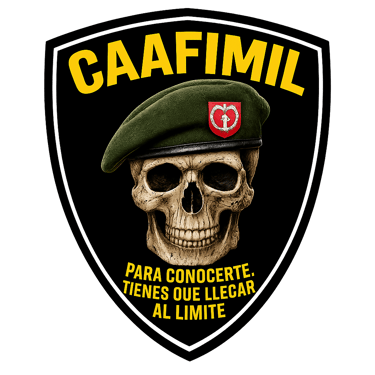 CAAFIMIL ECUADOR CURSO PARA INGRESAR A LA POLICIA FUERZAS ARMADAS EJERCITO FAE MARINA logo