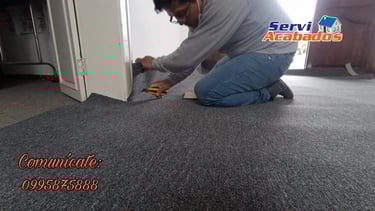 Instalación de alfombras / Aislamiento térmico